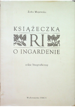 Książeczka o Ingardenie