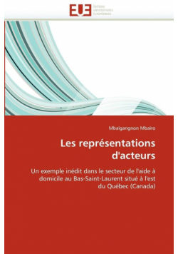 Les représentations d''acteurs