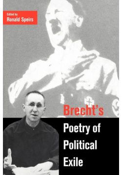 Brecht's Poetry of Political Exile