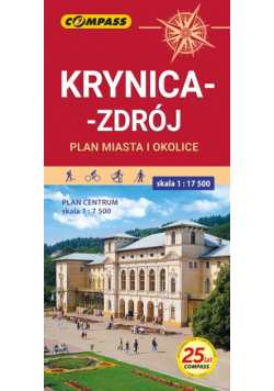 Mapa turystyczna - Krynica Zdrój i okolice w.2022