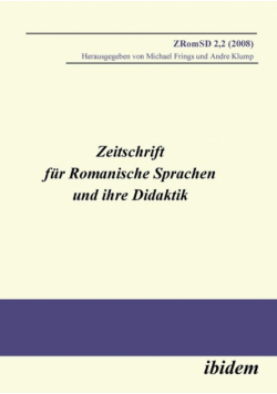 Zeitschrift für Romanische Sprachen und ihre Didaktik. Heft 2.2