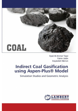 Indirect Coal Gasification using Aspen-Plus® Model