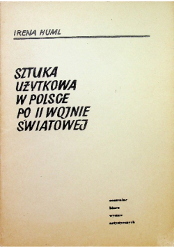 Sztuka użytkowa w Polsce po II wojnie światowej