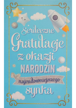 Karnet Narodziny chłopiec 2K - 089