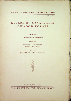 Klucze do oznaczania owadów Polski XVIII