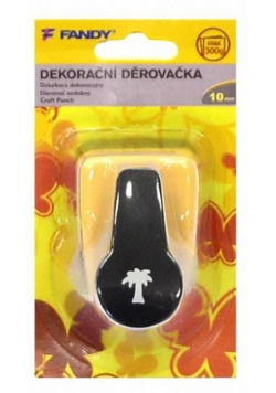 Dziurkacz ozdobny 10mm palma MIX