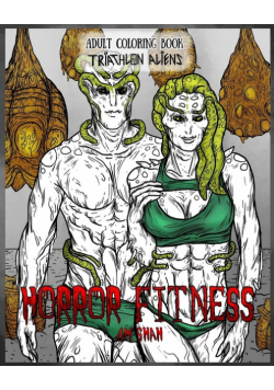 Adult Coloring Book Horror Fitness