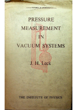 Pressure measurement in vacuum systems
