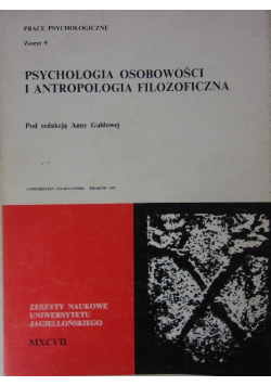 Psychologia Osobowości i Antropologia