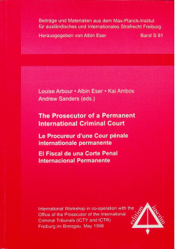 The prosecutor of a permanent international Criminal Court