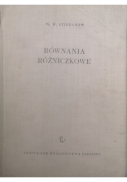 Równania różniczkowe