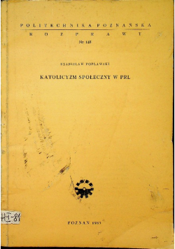 Katolicyzm społeczny w PRL