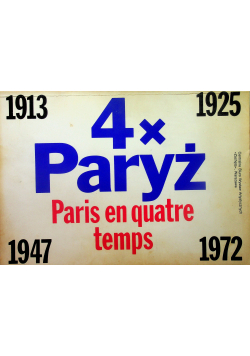 4 x Paryż