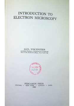 Introduction to electron microscopy