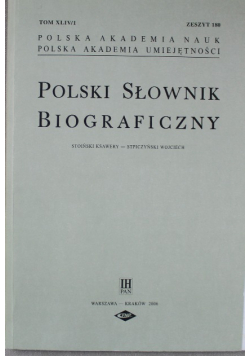 Polski słownik biograficzny zeszyt 181