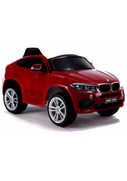 Auto BMW X6 czerwony lakierowany