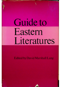 Guide to eastern literatures