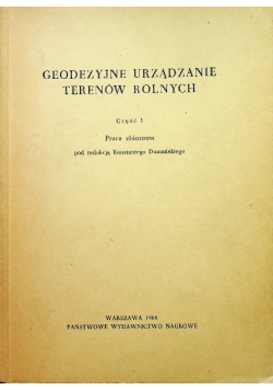 Geodezyjne urządzenie terenów rolnych część 1
