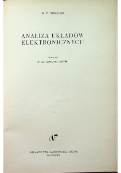 Analiza układów elektronicznych