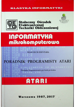 Informatyka mikrokomputerowa Poradnik programisty Atari