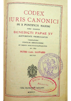 Codex Iuris Canonici 1943 r.