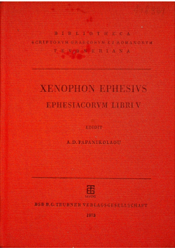 Xenophon Ephesivs ephesiacorvm libriV