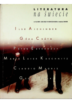 Literatura na świecie nr 2 - 3 / 2001