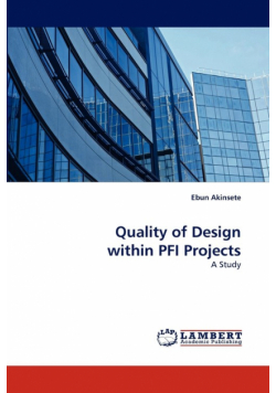 Quality of Design Within Pfi Projects