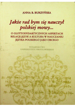 Jakże rad bym się nauczył polskiej mowy