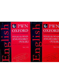 Wielki słownik angielsko - polski Tom I i II