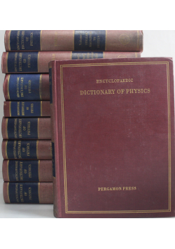 Encyclopaedic Dictionary of physics tom od 1 do 9