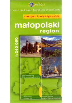 Mapa region Małopolski  PILOT