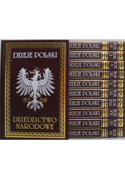 Dzieje Polski Dziedzictwo Narodowe 11 tomów reprint z 1896 r.