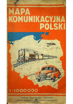 Mapa Komunikacyjna Polski 1 : 000000