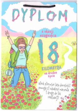 Dyplom - osiemnastka dziewczyna