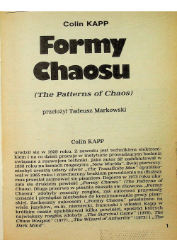 Formy chaosu