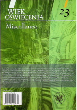 Wiek oświecenia 23