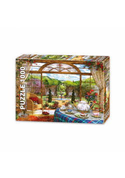 Puzzle 1000 Pokój z widokiem na ogród