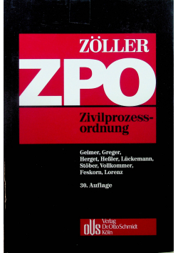 Zivilprozessordnung ZPO