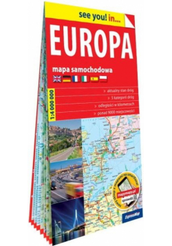 See you! in... Europa 1:4 000 000 mapa samochodowa