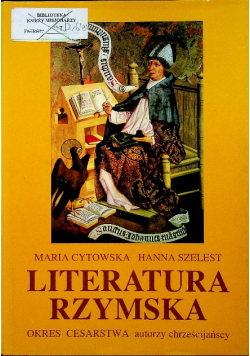 Literatura rzymska okres cesarstwa