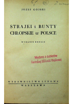Strajki i bunty chłopskie w Polsce 1949 r.