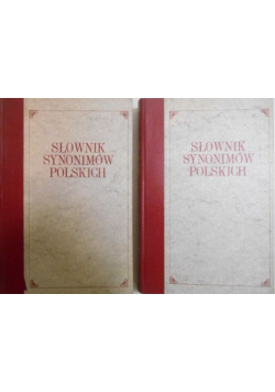 Słownik synonimów polskich tom 1 i 2 reprinty z 1885 r