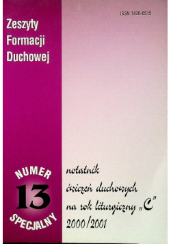 Notatnik ćwiczeń duchowych na rok liturgiczny C numer 13