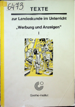 Texte zur landeskunde im unterricht Werbung Und Anzeigen I