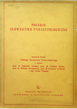 Polskie słownictwo parazytologiczne