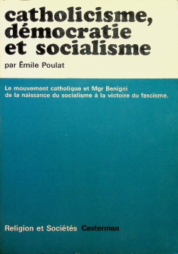Catholicisme democratie et socialisme