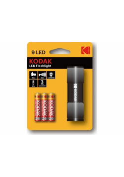 Latarka LED czarna