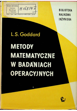 Metody matematyczne w badaniach operacyjnych