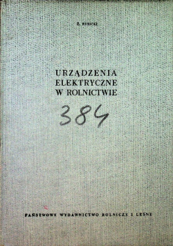 Urządzenia elektryczne w rolnictwie